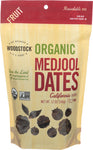 Dates Medjool W Pit Org - 12OZ (case of 8)