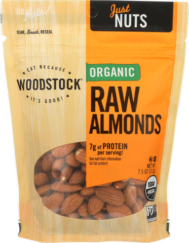 Almonds Raw Org - 7.5OZ (case of 8)