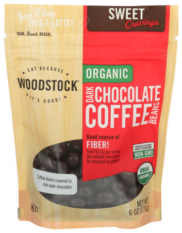 Beans Coffee Dk Choc Org - 6 OZ (Case of 8)