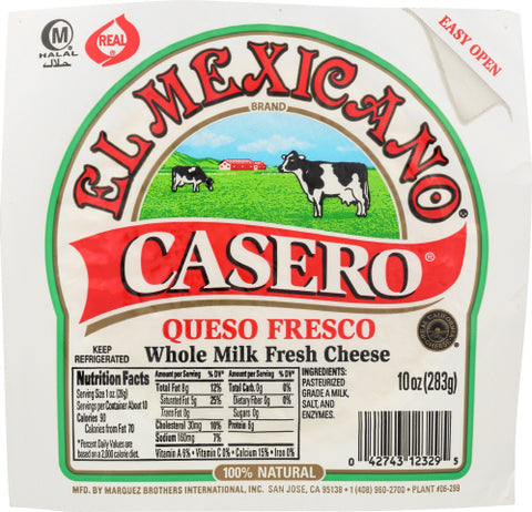 Queso Fresco Casero - 10 OZ (Case of 24)