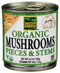 Mushroom Stem & Pcs - 4 OZ (Case of 12)