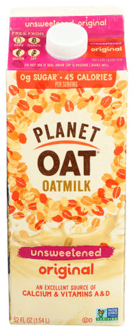 Milk Oat Unswt Original - 52 FO (Case of 6)