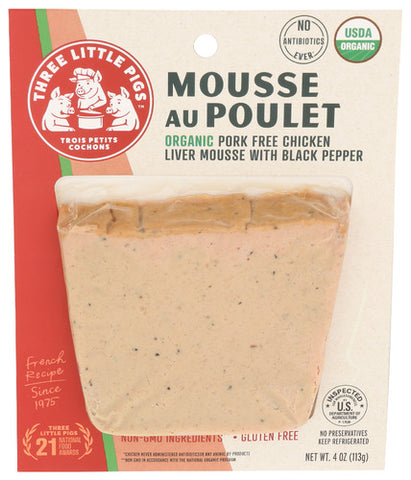 Mousse Au Poulet Org - 4 OZ (Case of 8)