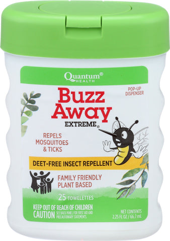 Towlette Popup Buzz Away - 25 PC (Case of 1)