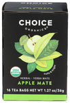 Tea Herbal Appl Mate Org - 1.27 OZ (Case of 6)