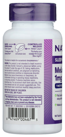 Melatonin 1Mg Tr - 90 TB (Case of 1)