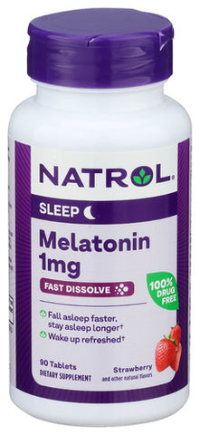 Melatonin 1Mg Fast Dsslv - 90 TB (Case of 1)