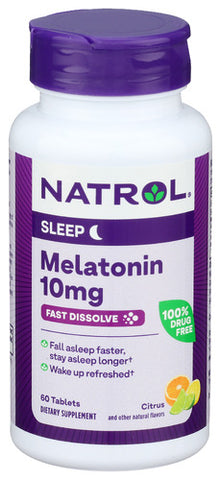 Melatonin 10Mg Citrus - 60 CP (Case of 1)