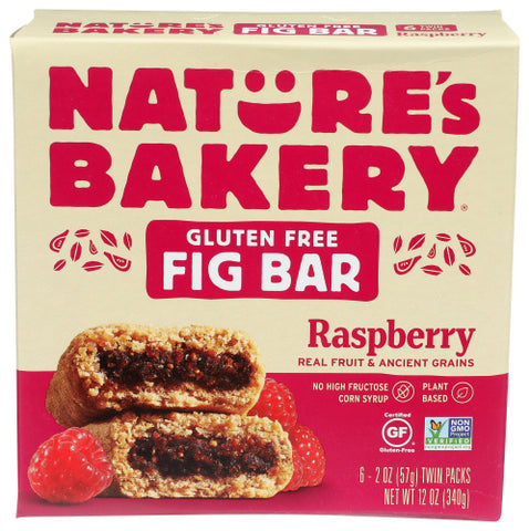 Bar Gf Fig Raspberry 6Ct - 12OZ (case of 6)