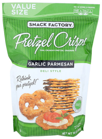 Pretzel Crisp Grlc Parmes - 14 OZ (Case of 12)