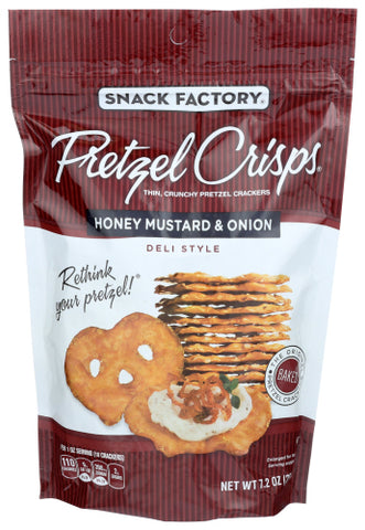 Pretzel Crisp Hny Mstrd&O - 7.2 OZ (Case of 12)