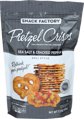 Pretzel Crisp Ssalt&Crkd - 7.2 OZ (Case of 12)