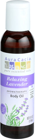 Body Oil Relaxng Lavender - 4 OZ (Case of 3)