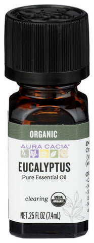 Ess Oil Org Eucalyptus - 0.25OZ (case of 1)