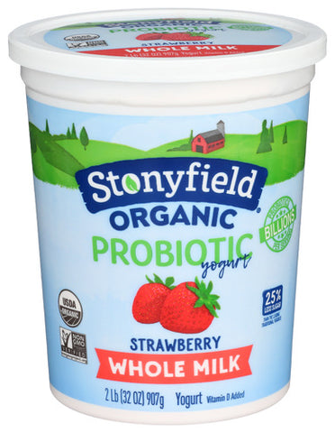 Yogurt Wm Strwbry Org - 32FO (case of 6)