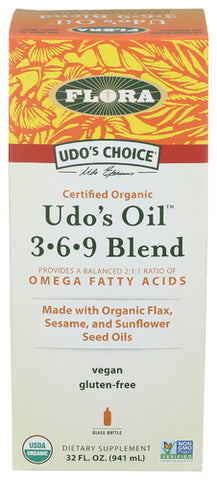 Udos Oil 369 Blend Org - 32 OZ (Case of 1)