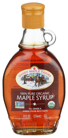 Syrup Ambr Rich Taste Org - 8 OZ (Case of 3)