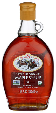 Syrup Ambr Rich Taste Org - 16 OZ (Case of 12)