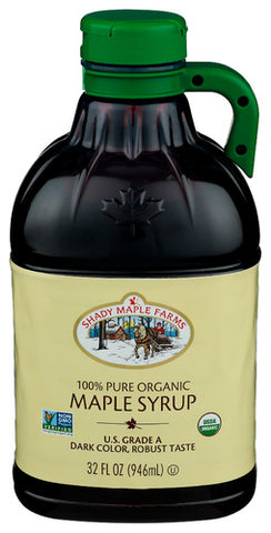 Syrup Maple Dk Robust Org - 32 OZ (Case of 6)