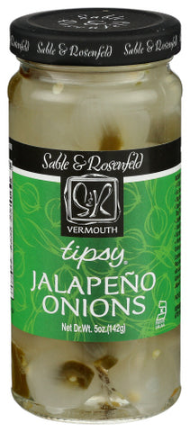 Tipsy Onions Vrmth Jlpno - 5 OZ (Case of 6)