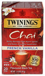 Tea Chai Frnch Vnla - 20 BG (Case of 6)