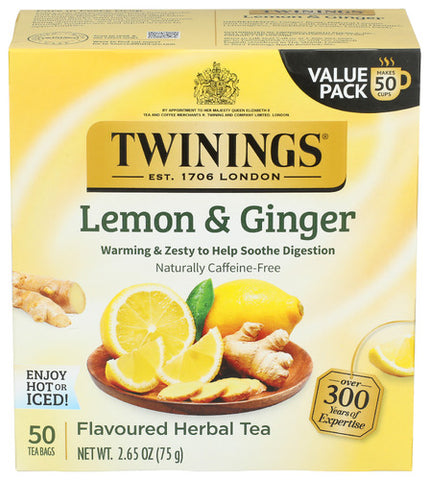 Tea Lemon Ginger - 50 BG (Case of 6)