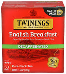 Tea Englsh Brkfst Decaf - 50 BG (Case of 6)