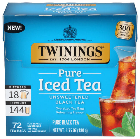 Tea Iced Black - 72 BG (Case of 6)