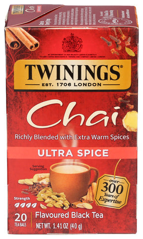 Tea Chai Ultra Spice - 20 BG (Case of 6)