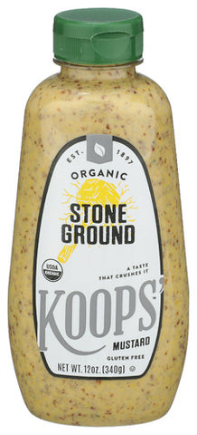 Mustard Stone Grnd Org - 12 OZ (Case of 12)