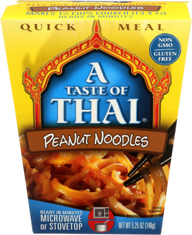 Noodle Qck Meal Peanut - 5.25 OZ (Case of 6)