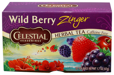 Tea Herb Wild Brry Zingr - 20 BG (Case of 6)