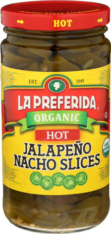 Pepper Jlpno Slice Hot Org - 11.5 OZ (Case of 12)