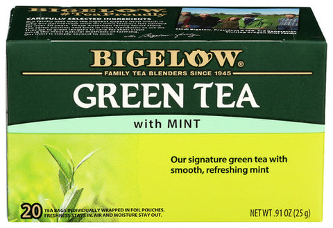 Tea Grn Mint 20Bg - 0.91 OZ (Case of 6)