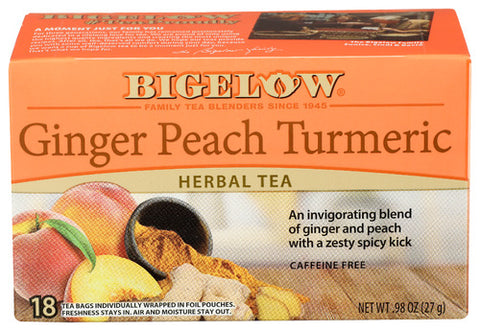 Tea Ginger Peach Turmeric - 0.98 OZ (Case of 6)