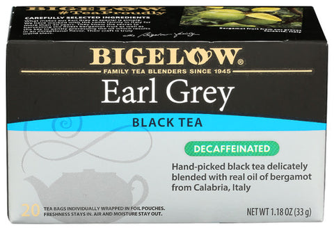 Tea Decaf Earl Grey 20Bg - 1.18 OZ (Case of 6)