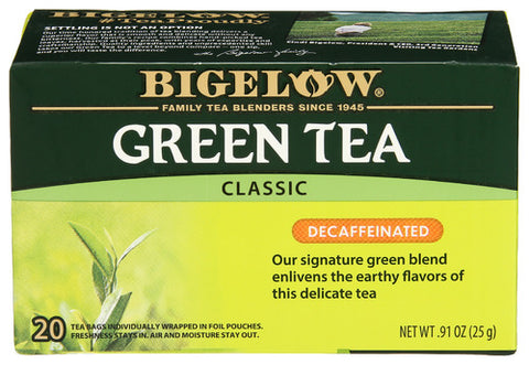 Tea Decaf Grn 20Bg - 0.91 OZ (Case of 6)