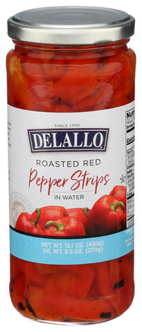 Peppers Red Rstd Strips - 16 OZ (Case of 6)