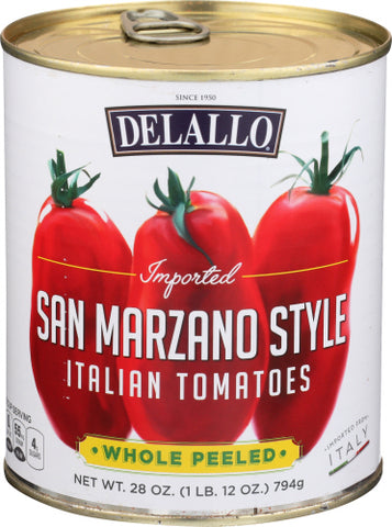 Tomato Whl Peeled San Ma - 28 OZ (Case of 12)