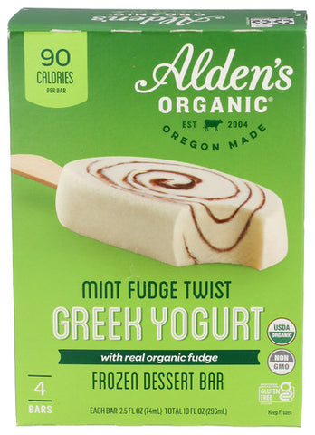 Bar Yogurt Mint Fdg Org - 10 FO (Case of 12)