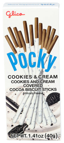 Pocky Cookies And Cream - 1.41 OZ (Case of 20)