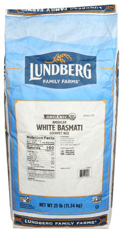 Rice Whte Jasmine Org - 25 LB (Case of 1)