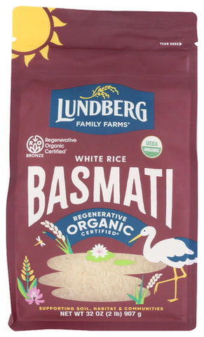 Rice Whte Basmati Ca Org - 32OZ (case of 6)