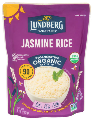 Rice Jasmine Rth Rgn - 8 OZ (Case of 6)