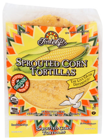 Tortilla Corn 6In Sprtd Org - 10OZ (case of 12)