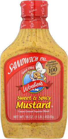 Mustard Sndwch Pal Swt Sp - 16 OZ (Case of 6)