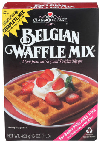 Mix Waffle Belgian - 16 OZ (Case of 6)