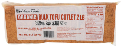 Tofu-Cutlet Firm-Vac Pk O  2Lb - 2 LB (Case of 8)