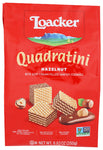 Wafer Qudrtni Hzlnt 250G - 8.82OZ (case of 6)