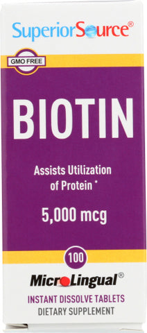 Biotin 5000 Mcg - 100 TB (Case of 1)